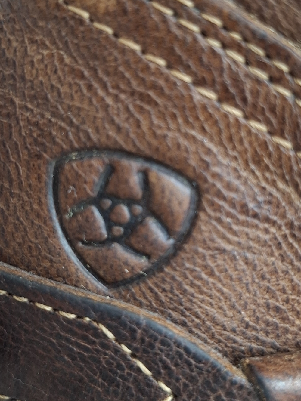 Ariat Brown Leather Tall Zip Western Riding Boots - Picture 7 of 13